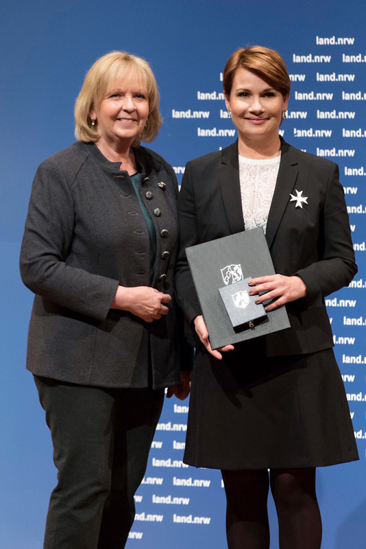 Jenny Jürgens Preisverleihung Landesverdienstorden NRW